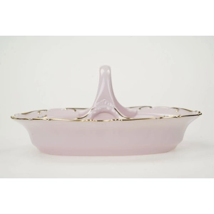74468 LOUČKY AMIS RÓŻOWA PORCELANA KOSZYCZEK NIEBIESKIE RÓŻE KWIATY (2).JPG