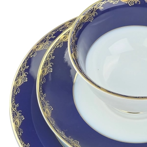 78062 ROSENTHAL AIDA BIEL KOBALT I ZŁOCENIA ŚNIADANIÓWKA (5).jpg