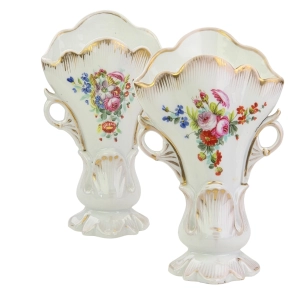 78065 BIEDERMEIER PARA PIĘKNYCH RĘCZNIE MALOWANYCH WAZONÓW (3).jpg