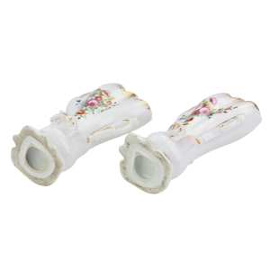 78065 BIEDERMEIER PARA PIĘKNYCH RĘCZNIE MALOWANYCH WAZONÓW (16).jpg