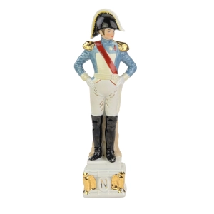 CAPODIMONTE? DUŻA FIGURA NAPOLEON STATUETKA PORCELANOWA