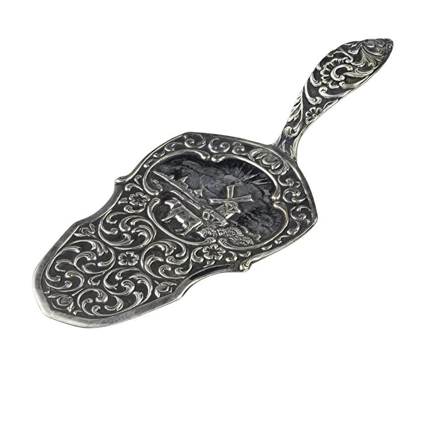 78106 PAKO ZILVER ŚLICZNA ŁOPATKA DO CIAST TORTÓW Z WIATRAKIEM BOGATO ZDOBIONA (1).jpg