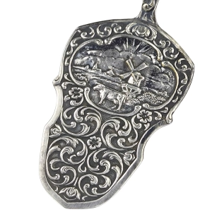 78106 PAKO ZILVER ŚLICZNA ŁOPATKA DO CIAST TORTÓW Z WIATRAKIEM BOGATO ZDOBIONA (3).jpg