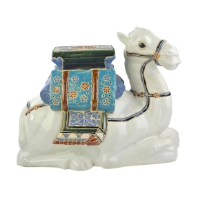 78139 DUŻY CERAMICZNY BARWNY WIELBŁĄD POSTUMENT POD KWIATY (1).jpg