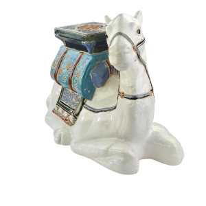 78139 DUŻY CERAMICZNY BARWNY WIELBŁĄD POSTUMENT POD KWIATY (2).jpg