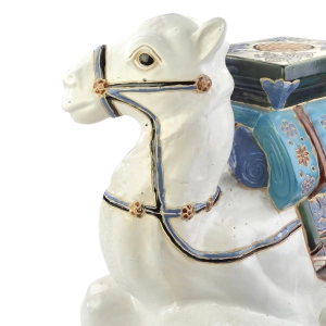 78139 DUŻY CERAMICZNY BARWNY WIELBŁĄD POSTUMENT POD KWIATY (5).jpg