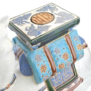 78139 DUŻY CERAMICZNY BARWNY WIELBŁĄD POSTUMENT POD KWIATY (6).jpg