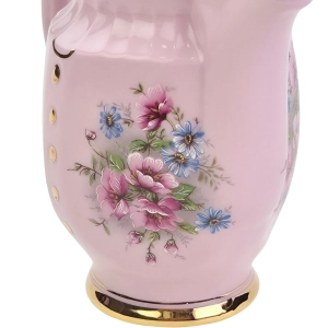 78148 CHODOV GRANIASTY MLECZNIK Z RÓŻOWEJ PORCELANY BUKIETY KWIATÓW (7).jpg