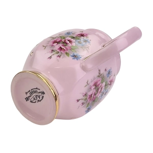 78148 CHODOV GRANIASTY MLECZNIK Z RÓŻOWEJ PORCELANY BUKIETY KWIATÓW (9).jpg