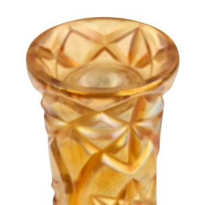 78163 CARNIVAL GLASS IRYZOWANY WAZON HUTA HORTENSJAKROSNO (8).jpg