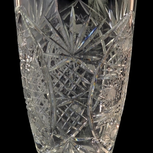 78172 OGROMNY KRYSZTAŁOWY WAZON W GWIAZDY I PALMETY PONAD 30 CM (17).jpg
