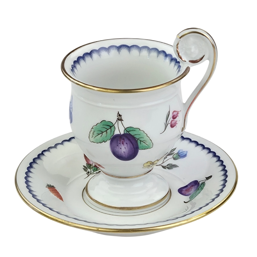 78185 RICHARD GINORI ŚLICZNA ELEGANCKA FILIŻANKA DO MOKKI ZE SPODKIEM OWOCE (1).jpg