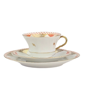 78191 EDELSTEIN BEATE GRANIASTA POMARAŃCZOWO-ZŁOTA ŚNIADANIÓWKA ART-DECO (2).jpg