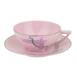 78195 EPIAG CUDOWNA FILIŻANKA ZE SPODKIEM Z RÓŻOWEJ PORCELANY (1).jpg