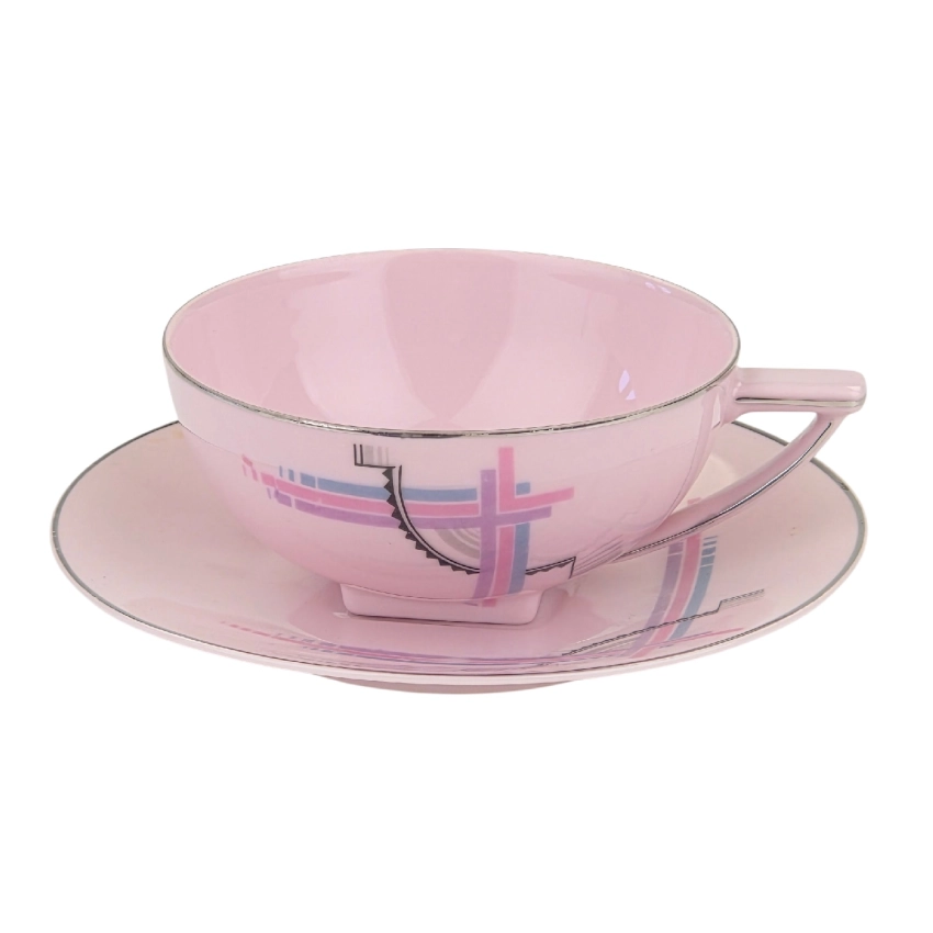 78195 EPIAG CUDOWNA FILIŻANKA ZE SPODKIEM Z RÓŻOWEJ PORCELANY (1).jpg