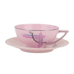 78195 EPIAG CUDOWNA FILIŻANKA ZE SPODKIEM Z RÓŻOWEJ PORCELANY (2).jpg