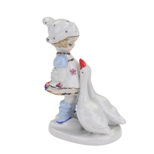78306 BYTOM DIKOLENKO FIGURA DZIEWCZYNKI Z GĄSKAMI BARWNA RZADSZA (4).jpg