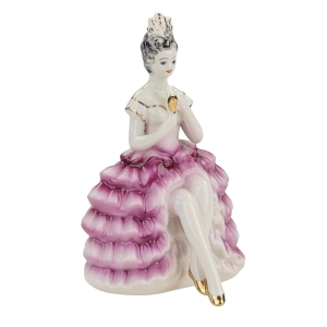 78310 JEZELA DAMA Z LUSTERKIEM DAMA ZE ZWIERCIADŁEM FIGURKA RĘCZNIE MALOWANA SYGNOWANA (2).jpg