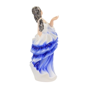 78311 JEZELA FIGURA DZIEWCZYNY W DŁUGIEJ SUKNI Z ROZWIANYM WŁOSEM RZADKOŚĆ (3).jpg