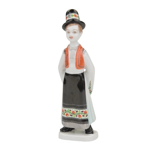 HOLLOHAZA DUŻA FIGURA MĘŻCZYZNY W STROJU LUDOWYM