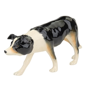 BESWICK DUŻA FIGURA PSA BORDER COLLIE RĘCZNIE MALOWANA Z LAT 50-TYCH