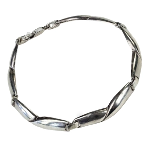 SREBRO PR. 925 PROSTA ELEGANCKA BRANSOLETA WAGA 10 G