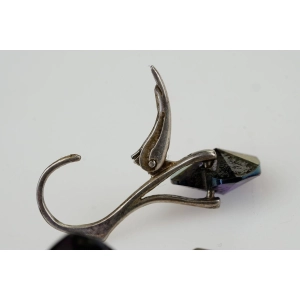 78344 SREBRNE KOLCZYKI Z WISZĄCYMI SERCAMI SWAROVSKI 2,6 G (4).jpg