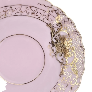 78363 ŚLICZNA MOKKA ZE SPODKIEM Z RÓŻOWEJ PORCELANY GOLDRELIEFY (9).jpg