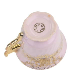78363 ŚLICZNA MOKKA ZE SPODKIEM Z RÓŻOWEJ PORCELANY GOLDRELIEFY (11).jpg
