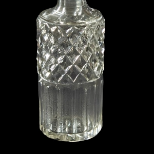 78372 KRYSZTAŁOWA FLASZKA KARAFINKA NA PERFUMY BUTELKA Z KORKIEM (6).jpg