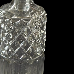 78372 KRYSZTAŁOWA FLASZKA KARAFINKA NA PERFUMY BUTELKA Z KORKIEM (7).jpg