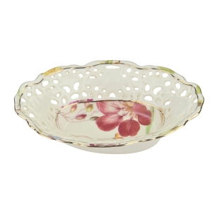 WELLINGTON CASTLE ROYAL CLASS PORCELAIN MAŁY AŻUROWY KOSZYCZEK