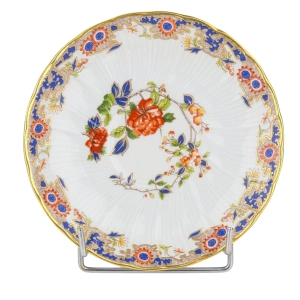 78386 BERNARDAUD LIMOGES SINGAPUR FILIŻANKA ZE SPODKIEM KOBALTOWO-ZŁOTE SZLACZKI (12).jpg