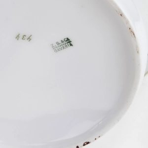 78399 ZEH SCHERZER CZAJNIK DZBANEK DO HERBATY ZIELONE GIRLANDY FIOŁKI I RÓŻYCZKI (9).jpg