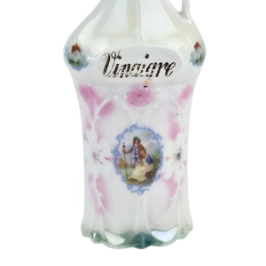 78404 ŚLICZNA PORCELANOWA KARAFKA OPALIZOWANA NA OCET (3).jpg