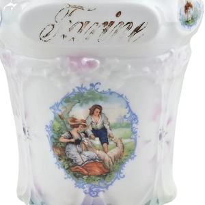 78405 KOMPLET ŚLICZNYCH PORCELANOWYCH POJEMNIKÓW MĄKA CUKIER KAWA (4).jpg