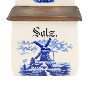 78487 WIATRAKI STARY CERAMICZNY POJEMNIK KUCHENNY NA SÓL SOLNICA DO ZAWIESZENIA (5).jpg