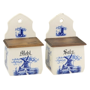 78487 WIATRAKI STARY CERAMICZNY POJEMNIK KUCHENNY NA SÓL SOLNICA DO ZAWIESZENIA (12).jpg