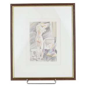 78506 ROJAN FEODOR ROJANKOWSKI WIOSENNE IDYLLE BARWNA LITOGRAFIA W RAMIE ZA SZKŁEM (1).jpg
