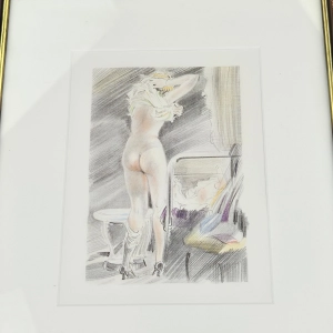 78506 ROJAN FEODOR ROJANKOWSKI WIOSENNE IDYLLE BARWNA LITOGRAFIA W RAMIE ZA SZKŁEM (5).jpg