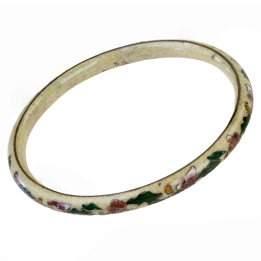 78457 CHINKA PIĘKNA BRANSOLETA EMALIA KOMÓRKOWA CLOISONNE KOLOROWE KWIATY III (1).jpg
