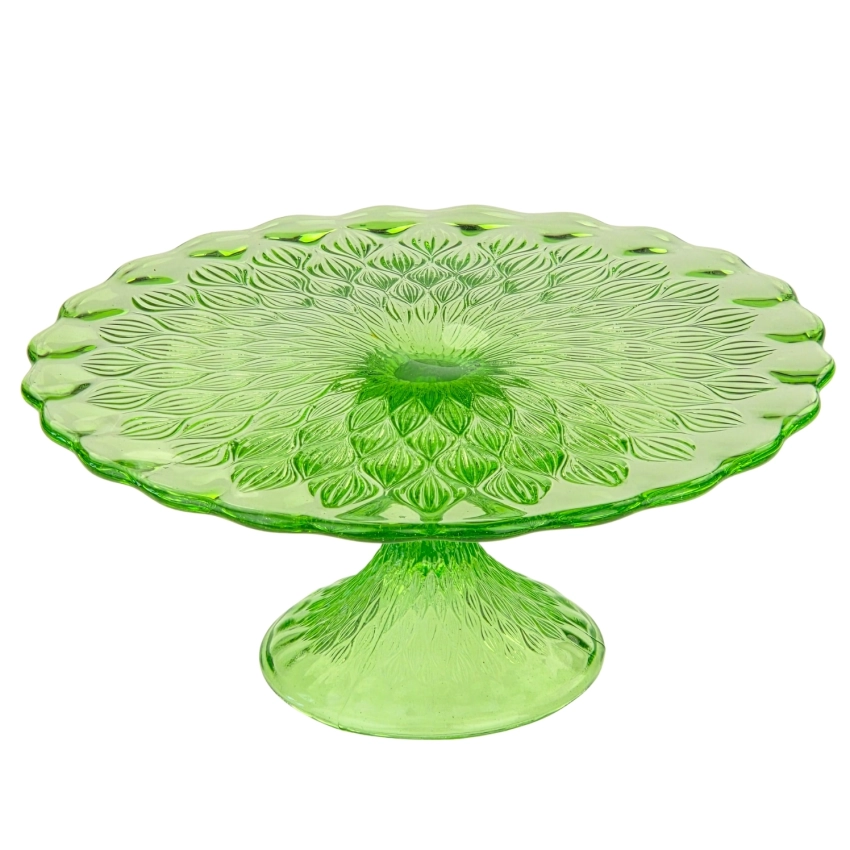 78515 ZĄBKOWICE E. TRZEWIK DROST MIGDAŁY PATERA NA NODZE W KOLORZE URANOWEJ ZIELENI TORTOWNICA (1).jpg