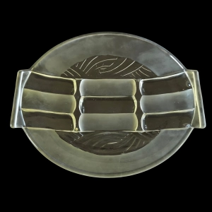 HORTENSJA RASOWE ART-DECO MATOWA PATERA #460