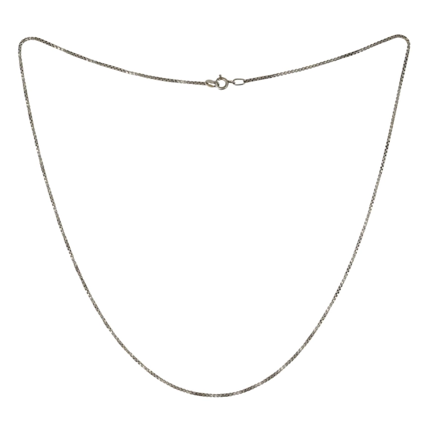 78573 SREBRNY ŁAŃCUSZEK KOSTKA DŁUGOŚĆ 57 CM WAGA 6,2 G (1).jpg