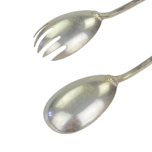 78575 WISKEMANN ŁYŻKA I WIDELEC SZTUĆCE DO SAŁAT PLATEROWANE SREBREM W STYLU ART-DECO (6).jpg