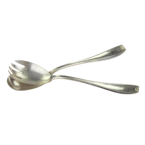 78575 WISKEMANN ŁYŻKA I WIDELEC SZTUĆCE DO SAŁAT PLATEROWANE SREBREM W STYLU ART-DECO (11).jpg
