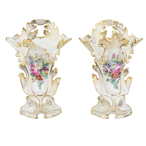 78607 BIEDERMEIER PARA PIĘKNYCH RĘCZNIE MALOWANYCH WAZONÓW (1).jpg