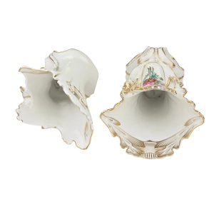 78607 BIEDERMEIER PARA PIĘKNYCH RĘCZNIE MALOWANYCH WAZONÓW (12).jpg