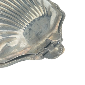 78614 METALOWA MUSZLA ZE SZKLANYM WKŁADEM I NOŻYKIEM DO SERWOWANIA KAWIORU (8).jpg