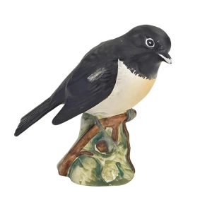 BESWICK KLĄSKAWKA BISKWITOWA FIGURKA PTASZKA RĘCZNIE MALOWANA